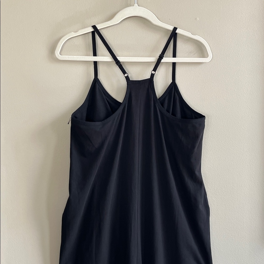 Pact Organic Cotton Cool Stretch Lounge Black Racerback Jumpsuit size medium - Picture 12 of 16